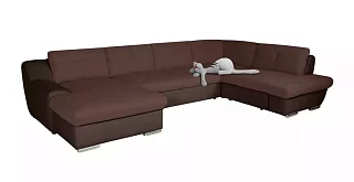 Модульный диван Чикаго Дельфин Коричневый
