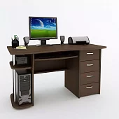 Компьютерный стол C 222 БН Коричневый 
