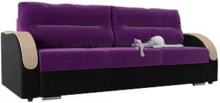 Прямой диван Дарси Еврокнижка Фиолетовый