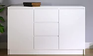 Комод Акация (белый древесный)